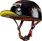 LPXPLP Retro Motorradhelm Halbschalenhelm Mit ECE Zulassung Baseball Cap Helm Jethelm Deutscher Stil Totenkopf Kappe Helm Motorrad Cruiser Roller Cool Helm Für Männer Und Frauen 4,M