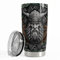 Vaso vikingo de 20 onzas, regalos vikingos para hombres, vasos aislados de acero inoxidable, taza de café, regalo para cumpleaños, Navidad