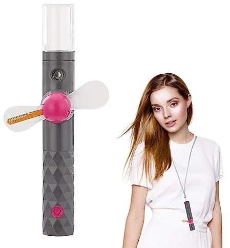 Rianpesn pulverización Personal,Mano nebulizador | Personal Mister Fan, Ventilador portátil con Niebla para Viajes, Playa, Senderismo