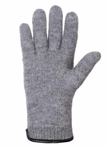 PURE PURE BY BAUER: Wollwalk-Handschuhe - unisex (silbergrau, Größe 7)