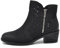 IF Fashion Stivali Stivaletti da Donna Traforati Con Cerniera Primaverili Estivi Pelle Sintetica GR-6655 Nero N.39
