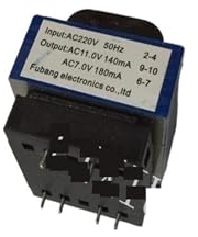 1Pcs Mikrowelle Transformator Computer-Board Transformator Sieben Fuß 220V AC11V 7V Haushaltsgeräte Teile