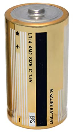 Simpletek - Batteria Tipo C LR14 AM2 1.5Vn Alcalina | Pila Mezza Torcia MN1400 a Lunga Durata | Adatta Per Torcia Telecomando Radio Sveglia