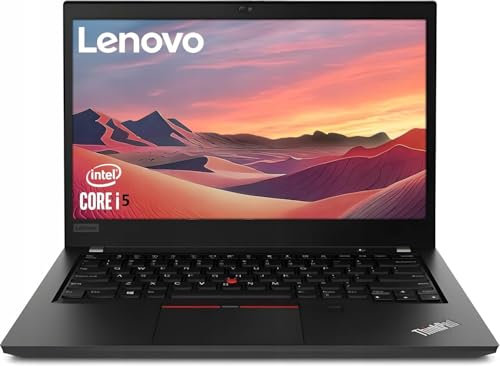 Lenovo Thinkpad T490 Ordinateur portable HD 14 i5-8th, 16 Go de RAM, 512 Go SSD, ordinateur portable Windows 10 Pro, clavier américain (reconditionné)