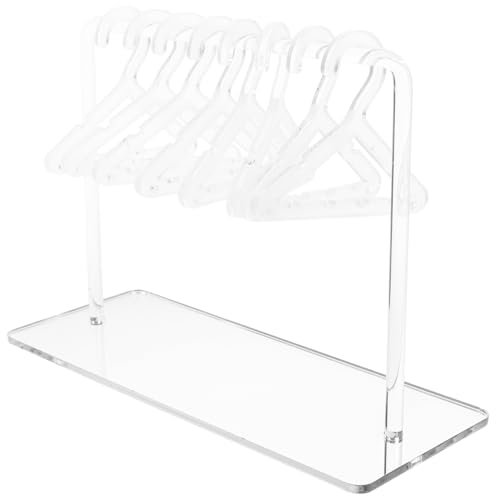 Hohopeti 1 Satz schmuck-aufbewahrung schmuck display Schmuckdisplay jewelry box schmuckschachtel Schmuckständer Kleiderbügel-Ohrringständer Ohrringständer mit Aufhängern Acryl Silver