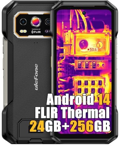 Ulefone Armor 27T PRO 5G Rugged Smartphone Unlocked, MediaTek Dimensity 6300 24GB+256GB Android 14 Cell Phone, 64MP+50MP, 6.78 FHD+, 10600mAh Wireless Charge, Dual 4G Rugged Phone, NFC GPS OTG