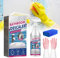 Schiuma anticalcare per bagno, detergente per macchie ostinate, detergente in schiuma per bagno, detergente multiuso per porte doccia in vetro (1)