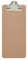 MAUL Klemmbrett MAULbill 28 x 11,5 cm | Klemmbrett Holz für Speisekarte, Menükarten, Getränkekarten | Stabiles Clipboard zum Aufhängen | Klemmbrett Gastronomie | Gastronomie zubehör | Holz