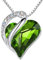 Leafael Birthstone de Mujer, Colgante Hipoalergénico con Cristales y Caja de Regalo Incluida, Joyería Elegante para Mujeres, Ideal para Regalos Especiales