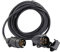 ETUKER 6m 7 Pin Trailer Plug Socket Extension Lead, 12V 7 Pin 6m Extension Lead Towing Caravan Trailer Truck RV Electrical Wiring Cable Connector Trailer Line (6m 7 Pin Extension Lead)