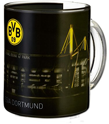 Borussia Dortmund Zauberglas Glas (one size, schwarz)
