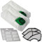 Set 12 sacchetti per aspirapolvere + 12 Profumi + 2 Filtro motore adatti per Vorwerk Folletto VK 140 150 - VK140, VK150 - FP 140 150 - FP140/150 - con microfibra speciale