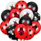 48 Stücke Marienkäfer Luftballons 12 Zoll Latex Ballons Schwarz Weiß Tupfen Luftballons Party Zubehör für Marienkäfer Geburtstag Party Jungen Mädchen Dschungel Thema Geburtstag Dekoration