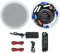 Herdio 6,5 Zoll BluetoothDeckenlautsprecher, 160 Watt Kompatibel Einbaulautsprecher, Bündige Montage Sound, für Zuhause Badezimmer Küche Büro mit Full Range Sound