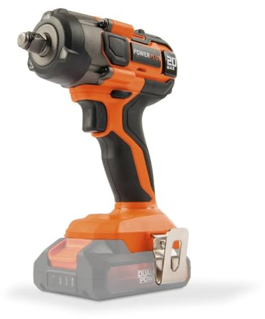 POWER plus Dual Power Akku-Schlagschrauber POWDP20150-1/2'' und 20 V Akku-Schlagschrauber, 4350 U/min und 220 Nm, ohne Batterie und Ladegerät