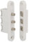 Amig - 3P Türkontakt für elektrische Schlösser | 2-poliger Anschluss | Robustes Nylonmaterial | Einfache Installation | Weiß, 71 x 14 mm, Nylon