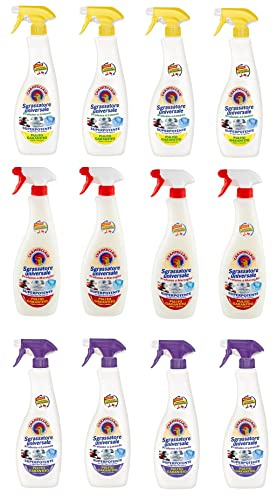 Real Chimica Test Package Chante Clair Sgrassatore Universale 3 Types ChanteClair Universal Degreaser (12 x 600ml)