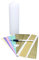 Cerziies Taufkerze-Bastelset Pastell mit Kerzen-Rohling, Buchstaben, Wachsplatten/-Streifen und Taube, Größe:ca. 25x7 cm