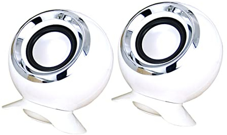 Gatuida 2pcs Mini Speaker Computer Usb Speaker for Desktop Low Bass Vibration Membrane for Home Office Use Portable and Lightweight Design