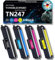 TONERLEOPARD TN-243CMYK TN247 Toner 4er Set - Kompatibel für Brother MFC-L3750CDW MFC-L3770CDW DCP-L3550CDW MFC-L3730CDN HL-L3270CDW HL-L3230CDW HL-L3210CW DCP-L3510CDW MFC-L3710CDW CMYK Multi-Pack