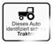 Spreadshirt Dieses Auto Identifiziert Sich Als Traktor Protest Sticker, max. 10x10 cm, 10 x 10 cm, Transparent glänzend