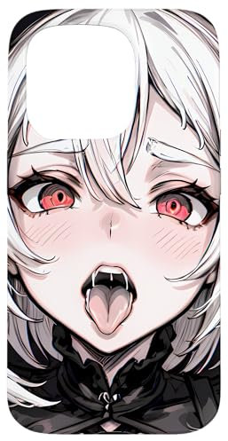 Unzüchtiges Anime-Teufelsmädchen Hentai Waifu Hülle für iPhone 15 Pro