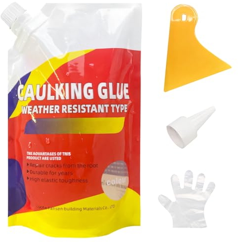 Riss Spachtelmasse Wasserdicht Reparatur Dichtungsmittel Zum Ausbessern & Glätten von Mineralischen Untergründen wie Putz, Beton I Schnell Trocknend & Gut Schleifbar