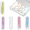 Benaewa 9 Pack Contact Lens Cases & Applicator, Portable Travel Contact Lenses Remover Tools with Suction Stick, Storage Case