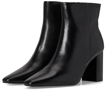 Steve Madden Damen Aidan Stiefelette, Schwarz Leder, 39 EU