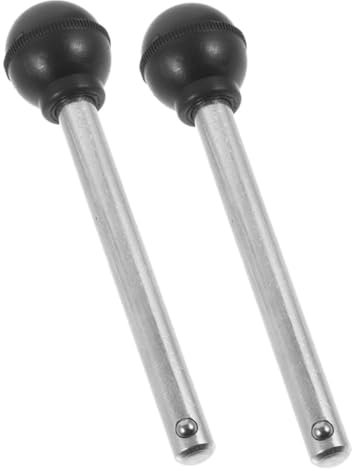 NULYLU 2pcs Ball Head Safety Pin for Weight Stack Weight Bench Replacement Parts Quick Release Gym Equipment Accessory