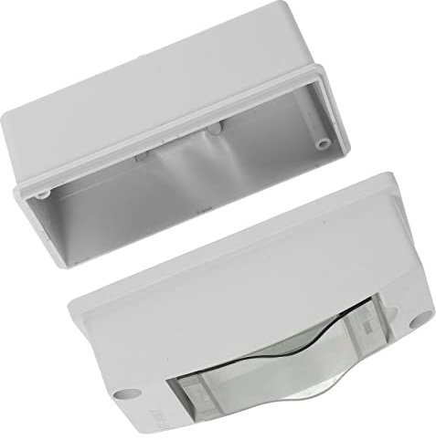 Angoily Way Outdoor Distribution Box Transparent Cover Electrical Breaker Enclosure for Home and Workshop Use and Easy to Maintain