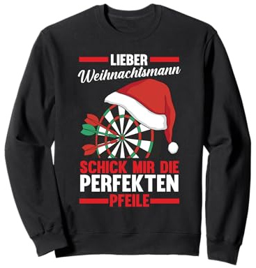 Weihnachtsmann Weihnachten Weihnachtsfest Dart Sweatshirt