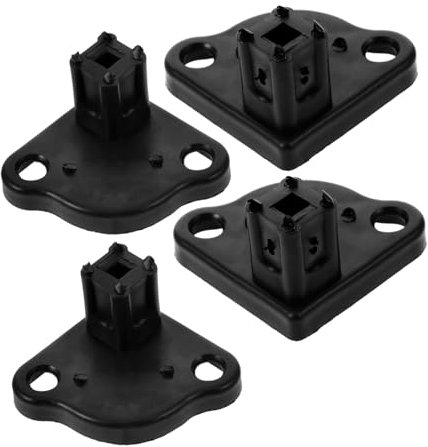 CRILSTYLEO Tent Suort Brackets Awning Brackets Rv Awning Bottom Foot for Camping Tent Feet Clamp