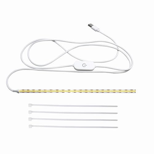 Wefuit JUUPINE Upgraded Kobra 3 LED Lichtstreifen-Kit für Anycubic Kobra 3/Kobra 3 Combo 3D Drucker, 1,5 m hohe Helligkeit Beleuchtung 5 V LED Lampenleiste, 3D Drucker Zubehör Kobra 3 LED Light Kit