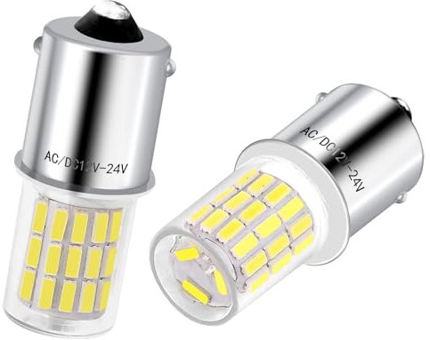1156 P21W LED Lampadine Ba15s 12V 24V 45SMD Bianca 6000K, Per Auto Luce Retromarcia, Posteriori, Parcheggio DRL Marcia Diurna Freni Luci 2 Pezzi