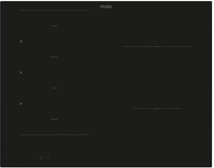 Haier HAMTB56IRB1S Induction Hob - Black Glass