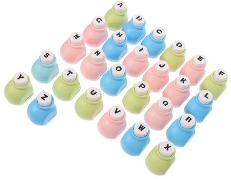 MUELODSIC Buchstabenstanzer Zum Basteln Mit Papierstanzerformen Handstanzer Für Scrapbooking Kartenherstellung Und Diy-projekte Inklusive Buchstaben Und Zahlen Aus Kunststoff Und Metall