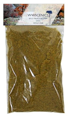 6mm Wild Meadow Static Grass – Realistic Scenic Flock for Model Railways, Dioramas & Wargaming