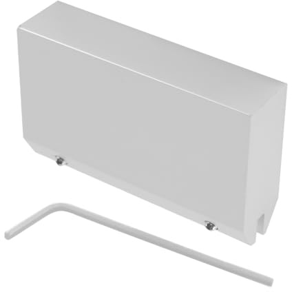Orivin Strumento in alluminio argentato per tastiera del manico del basso elettrico per chitarra acustica con chiave per pressatura