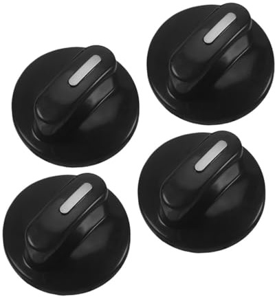 DIYEAH 4pièces Lot De Boutons De Commanpour Four Remplacement Avec d Pour Appareils Électroménagers Et Plaque De Cuisson Électrique