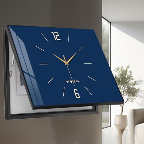 Copri Cassaforte a Muro Copertura Decorativa per Quadro Elettrico, per Nascondere la Scatola del Contatore, Copertura Orizzontale per Quadro Elettrico, Coperchio(Blue/A,40x30cm(15 3/4x11 3/4))