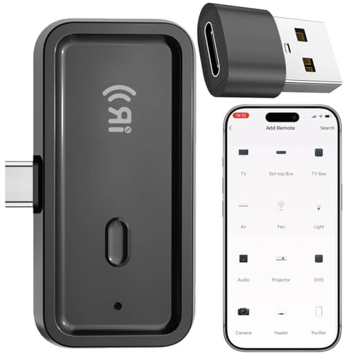 Acmerota WLAN IR Fernbedienung Sprachsteuerung Smartphone Blaster für Alexa für Google Assistant WLAN Smart Home Fernbedienung für TV, AC, Ventilatoren, All-in-One Hub mit Szenen & Timer