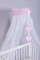 Amilian Babybett Himmel Baldachin Kinderzimmer Himmel für Babybett Betthimmel Babybett für Baby Zimmer Stubenwagen Babywiege Kinderbett Kinderzimmer Deko Baldachin Bettvorhang Chiffonhimmel
