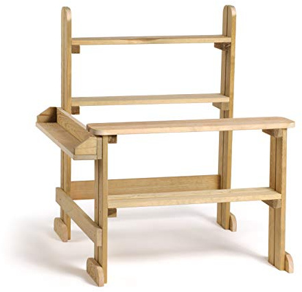 Erzi 10048 Shop Outdoor aus Holz, Kaufladen für Kinder | zum Spielen im Garten, Kaufmannsladen, Rollenspiele, Kreative Spielwelten gestalten