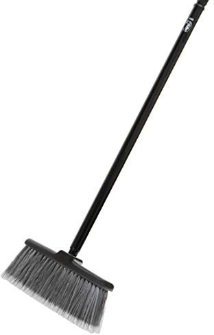 Fuller Brush Kitchen Broom - Heavy Duty Floor Sweeper with Steel Handle & Fine Long Bristles - Dust Sweeping for Home/Commercial Kitchen & Warehouse Floors