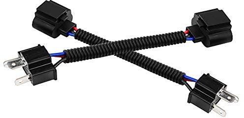 EBTOOLS Adaptadores de cable flexible para coche, H4 conector H4 9003 a H11 Mazo de Cables de Faros Delanteros