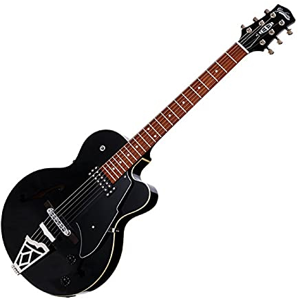 VOX VGA-3D Giulietta AREOS-D Digital Modeling System Archtop Acoustic Electric Guitar - Trans Black