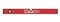 BMI Alu-Profil Wasserwaage Superstar mit Magnet + 2 V Libellen (180 cm lang, Oberfläche pulverbeschichtet, kantenlose Horizontal-Libelle, hohe Messgenauigkeit 0,5 mm/m, mit Gummiendkappen) 696180PMS