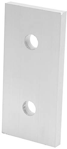 10 Stück 2-Loch-Aluminium-Verbindungsplatte Vertikale Verbindungsplatte Bauindustrie Aluminium-Rahmenstruktur(2020-2 Hole)