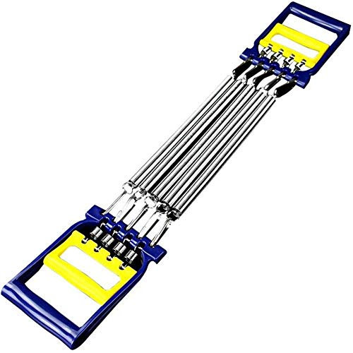 FZYE Chest Expander Brusttrainer für Männer - 5 Widerstand Stahlfeder Einstellbare Spannung Abnehmbares Multifunktions-Fitnessgerät